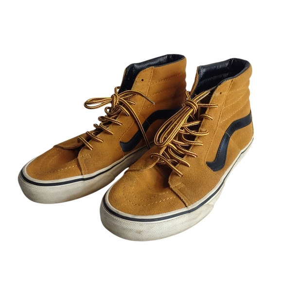 Vans 721454 SK8-HI Skate Honey Brown Suede Fashion Sneakers Men7.5/Women 9 - Picture 2 of 9